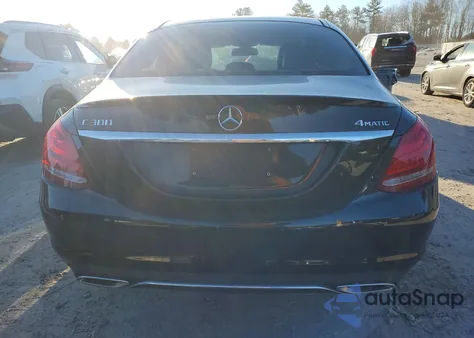 2016 Mercedes-Benz C 300 4Matic from USA, damaged, VIN 55SWF4KB6GU163194